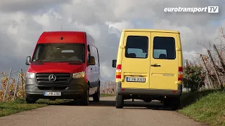 Vergleich: Sprinter 208D vs. eSprinter | eurotransportTV