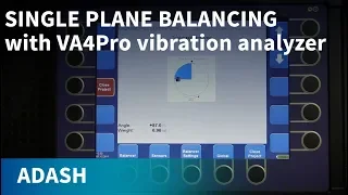 Single plane balancing tutorial