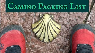 Camino packing list/ Spring 2023