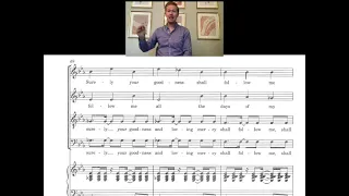 The Lord Is My Shepherd (Will Todd) - SATB practice