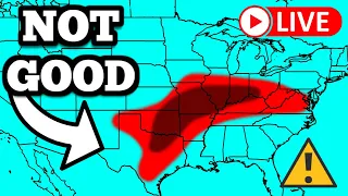 The Tornado And Massive Hail Event Of April Fools Day, As It Occurred Live - 4/1/24