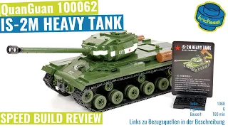 QuanGuan 100062 – IS-2M Heavy Tank (Speed Build Review)