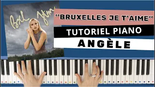 Bruxelles Je t'aime - Angele  - Piano Tuto Facile Débutant