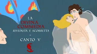 Canto Quinto Inferno - Divina Commedia Riveduta e Scorretta - Lussuriosi e Paolo e Francesca