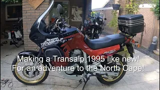 Making a Transalp 1995 like new! [NK-E2]