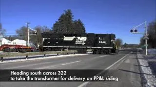 M&H Railroad Moves Transformer