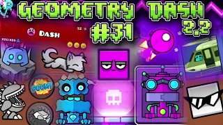 EXPLORANDO TODO lo NUEVO de la 2.2 + DASH COMPLETADO! | GEOMETRY DASH 2.2 | #31