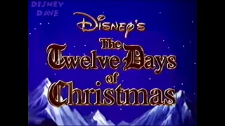 Opening to Disney's Sing Along Songs: The Twelve Days of Christmas 1993 VHS 2022 Update 🤶🎅🎄📼