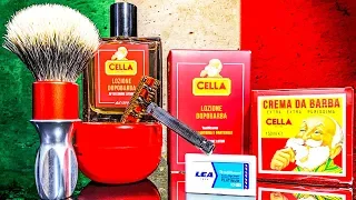 💈  Safety Razor 👳🏻‍♂️🦡🍀 Fatip Piccolo SE, Alpha Brush T-400, Cella, LEA, Timeless Razor Bowl 🔥🔥🔥