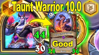 My NEW Taunt Warrior 10.0 Deck That's Surprisingly Good At Showdown in the Badlands | Hearthstone