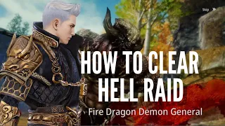 MIR4 - How to Clear Hell Raid [Fire Dragon Demon General]