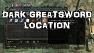 Dark Souls 2 Dark Greatsword Location (The Sunken King DLC)