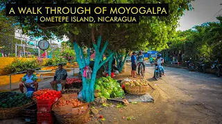 Walk Through Of Moyogalpa - Ometepe Island, Nicaragua 4K 🇳🇮