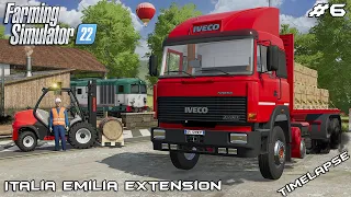 Making WINE BARRELS from TIMBER & METAL | Italia Emilia Extension | Farming Simulator 22 | Episode 6