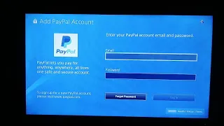 Help me I cannot sign PayPal account on PS4