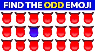 Find the Odd Emoji 👅 | Test Your Eyes | Emoji Challenges