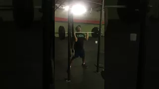 Front squats 60 years old crossfit dad