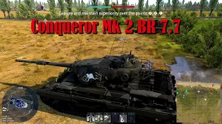 British Heavy Tank Conqueror mk 2 - WAR THUNDER Gameplay