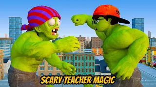NickHulk vs Zombie - Nick Love Tani Hero Scary Teacher 3D Animation