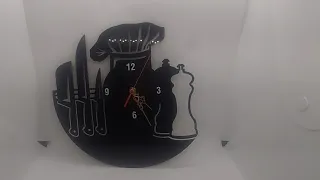 Reloj en Vinilo