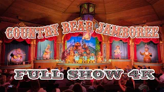 Country Bear Jamboree | 4K Multi-Angle Full Show | Magic Kingdom 2024