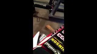 Crf450r rev limiter dubach racing and shoting flames fire