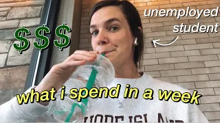 WHAT I SPEND IN A WEEK: 20 year old college nursing student + budgeting tips