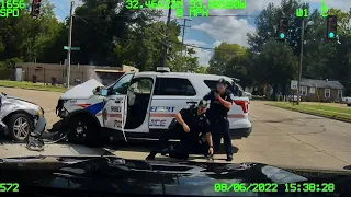 DASH CAM VIDEO: Ofc. Tyler involved in wreck in Aug. of 2022