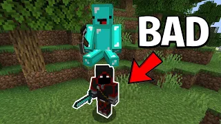 Minecraft, But My Friend Has to Carry Me...