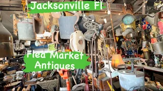 Shop with Me at Pecan Park Flea Market in Jacksonville Fl for Antiques & Vintage / Picking Video