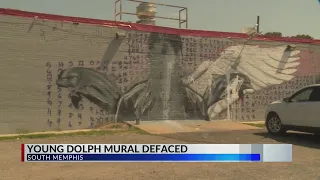 Young Dolph mural defaced in South Memphis