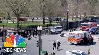 At Least One Person Shot, Two Officers Injured Outside U.S. Capitol | NBC News