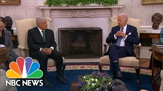 Biden Discusses Immigration In Meeting With Mexican President