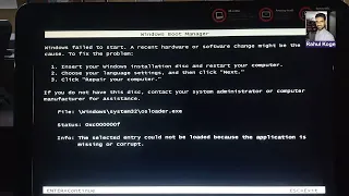 HOW TO FIX This problem Windows Boot manager