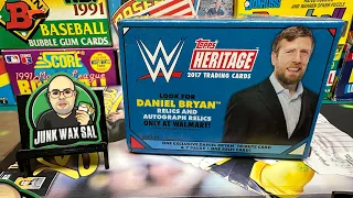 2017 Topps Heritage WWE Blaster Box #junkwaxsal