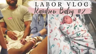 RAW + REAL EMOTIONAL NATURAL BIRTH VLOG  | FAST LABOR AND DELIVERY OF OUR SECOND RAINBOW BABY