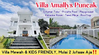 VILLA AMALLYS 1 || Villa MEWAH Tapi MURAH di Puncak, 5 Kamar Tidur & Fasilitas Super Lengkap!!