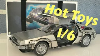 Delorean Hot Toys 1/6 scale Back to The Future II Unboxing review en Español Regreso al Futuro 2
