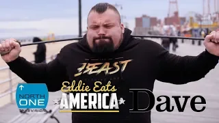 Bending Bars With Eddie "The Beast" Hall | Eddie Eats America