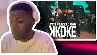 WHO IS HE DISSING!!?😮🔥| K Koke - Listen Likkle Man | Trey Reacts