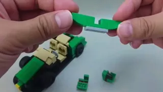 Lego Porsche MOC building instruction