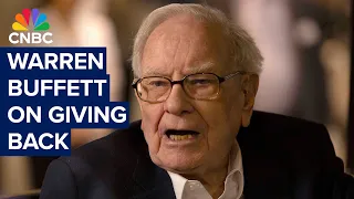 Warren Buffett: 'If you're lucky in life, make sure a bunch of other people are lucky too'