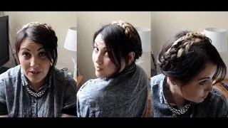 How to Milkmaid Braid your hair (TUTORIAL)