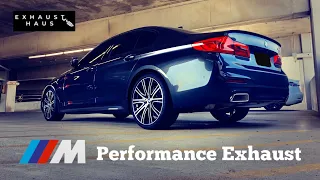 2019 BMW 540i (G30) M Performance Exhaust l Cold Start, Fly Bys, Digs, Acceleration & Interior Drone