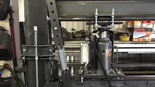 DIY Homemade 40 Ton Hydraulic Press Brake Bending 1/8in Thick Steel
