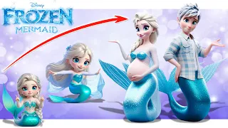 Elsa's enchanting transformation: From Frozen to Mermaids! | Tide WORLD