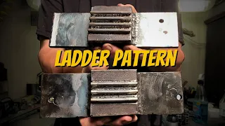 The BEST Ladder pattern damascus Forge Press Dies