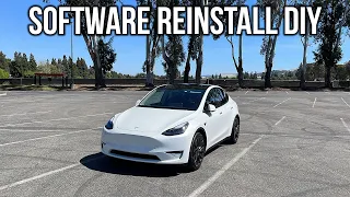 Do A Software Reinstall Yourself Without Tesla’s Help For Your Tesla Model 3/Y
