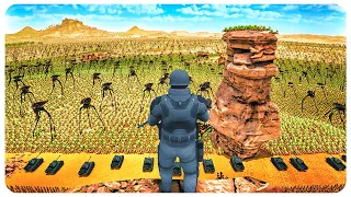 1 MILLION ALIENS vs 200,000 HUMANITY ARMY in the Canyon - Ultimate Epic Battle Simulator 2 UEBS 2