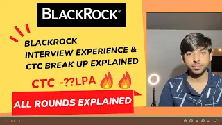 BlackRock Interview Experience | CTC Break UP | Work Culture | Analyst Role in BlackRole 2024